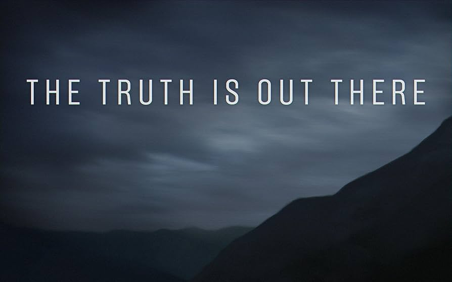 The Truth Is Out There screenshot from the X Files credits